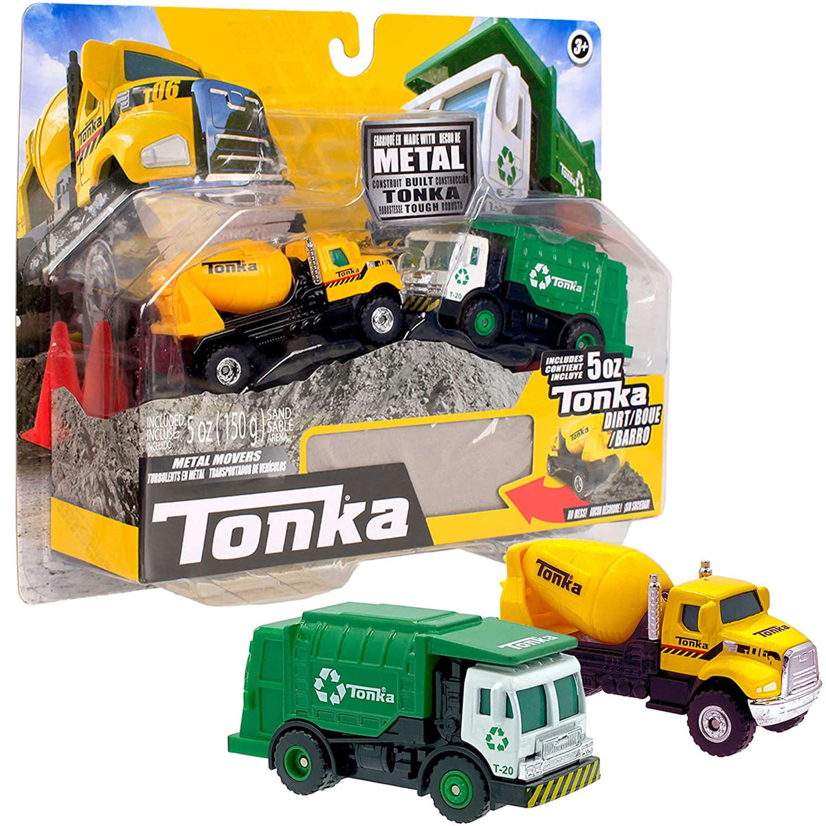 Tonka Betoniarka i Śmieciarka Metal Movers Zestaw 06020 ** KUP Z DOSTAWĄ TEGO SAMEGO DNIA DO NAJWIĘKSZYCH MIAST ** 0000044627