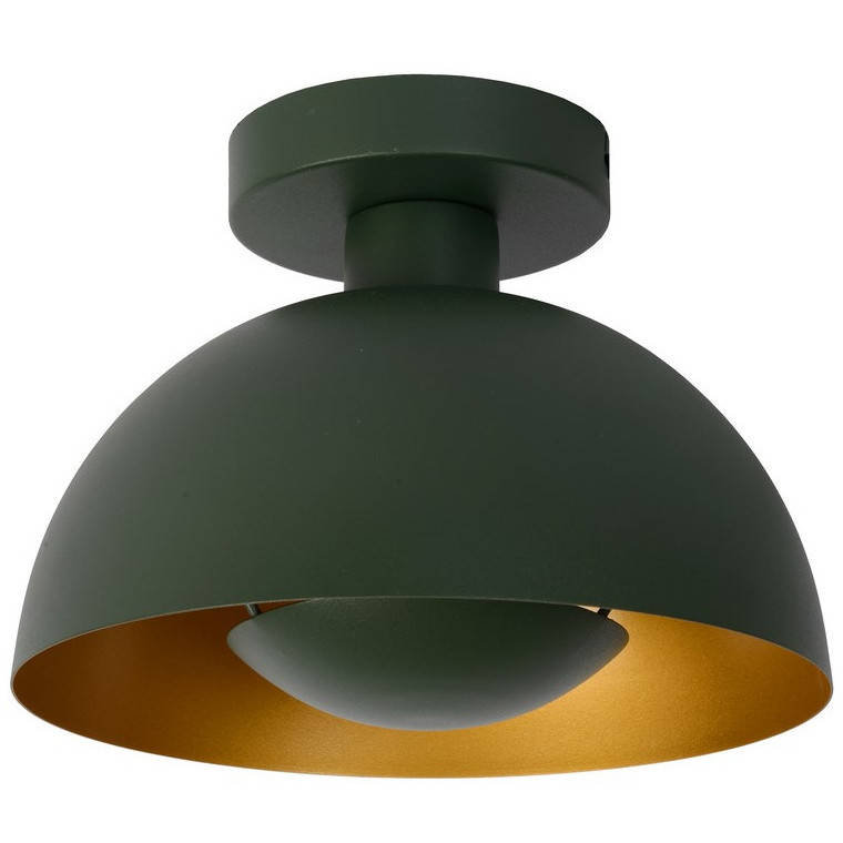 Lucide LAMPA sufitowa SIEMON 45196/01/33 metalowa OPRAWA kopuła zielona