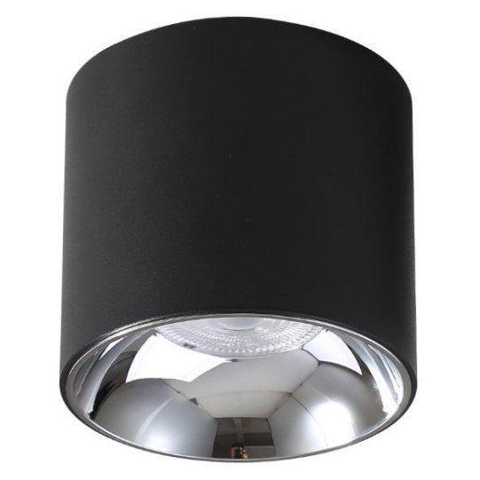 Abigali LAMPA sufitowa VAIOLETT DL10C-NW Abigali okrągła OPRAWA metalowa LD 10W 4000K downlight czarny DL10C-NW