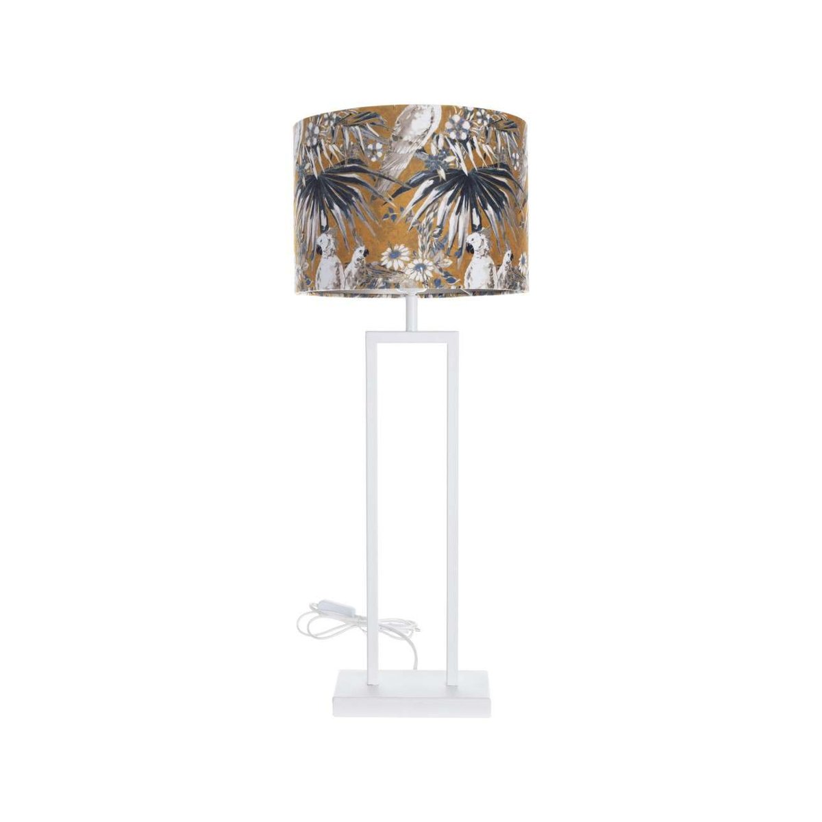 Dekoria pl pl Lampa stołowa White Parrot 78cm 30 x 78 cm