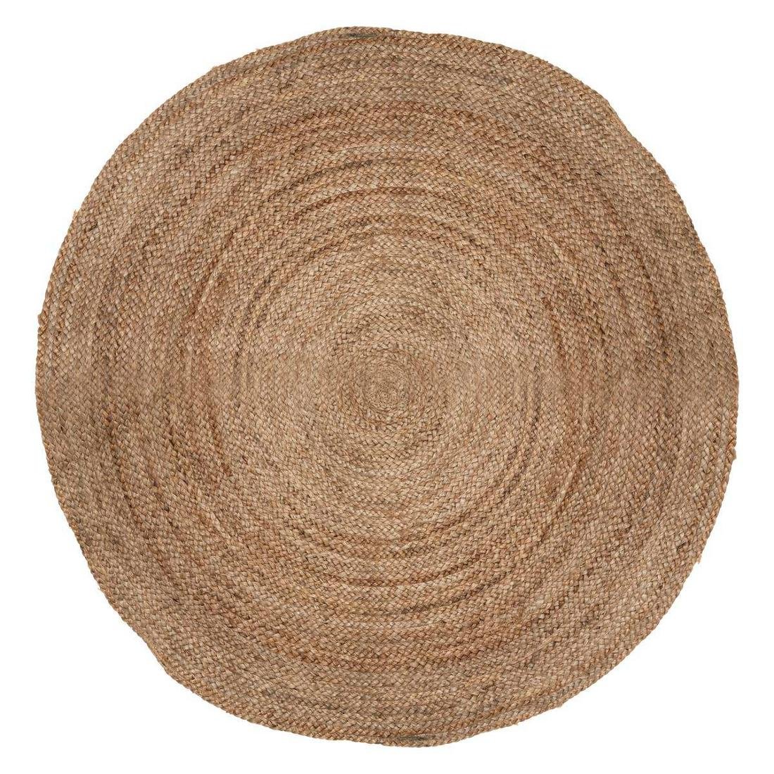 Okrągły dywanik ozdobny juta 120 cm 181000