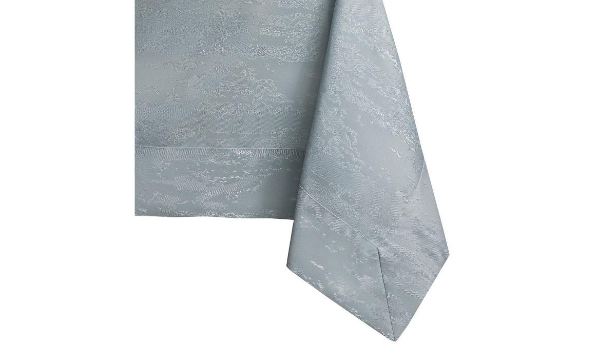 Obrus Vesta Szary Tłoczony Nowoczesny 120x200 AmeliaHome - TCLOTH/AH/VESTA/BRD/LIGHTGREY/120X200