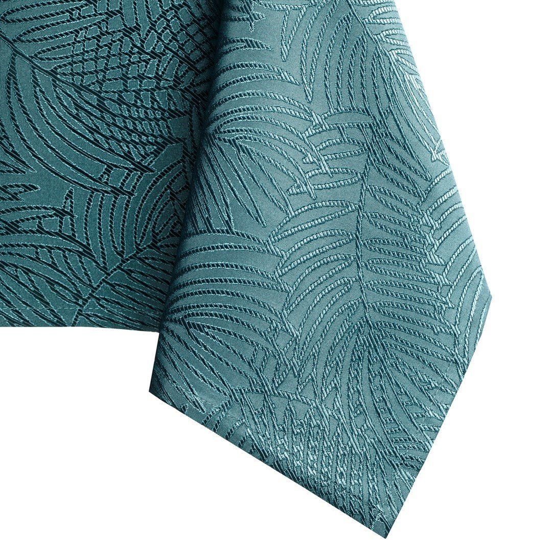 Obrus Gaia Morski Tłoczony Roślinny 140x350 owal AmeliaHome - TCLOTH/AH/GAIA/HMD/MARINE/O140X350