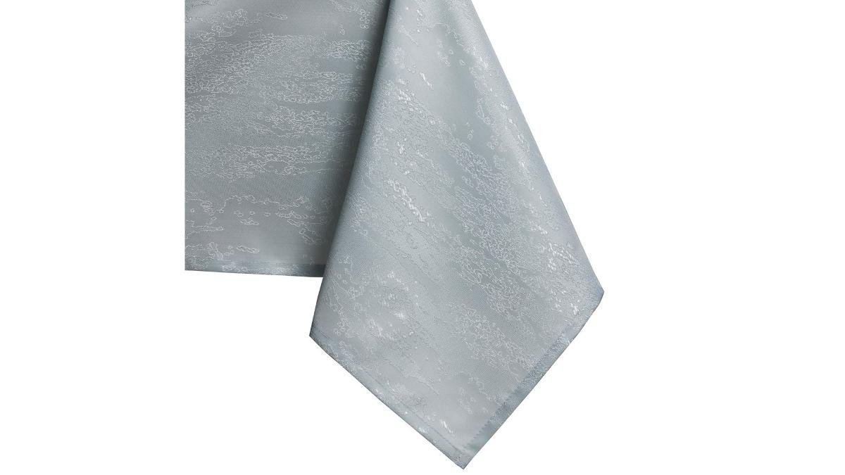 Obrus Vesta Szary Tłoczony Nowoczesny 150x550 owal AmeliaHome - TCLOTH/AH/VESTA/HMD/LIGHTGREY/O150X550