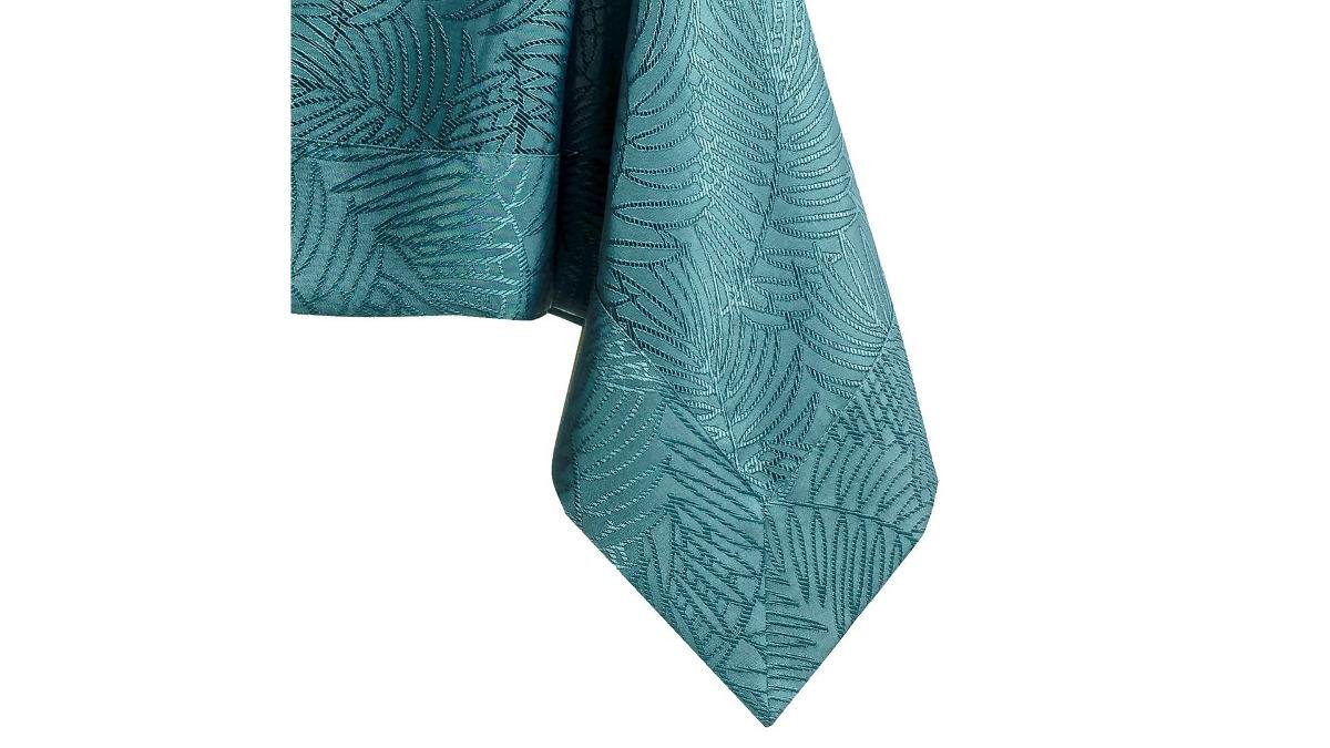 Obrus Gaia Morski Tłoczony Roślinny 120x220 AmeliaHome - TCLOTH/AH/GAIA/BRD/MARINE/120X220