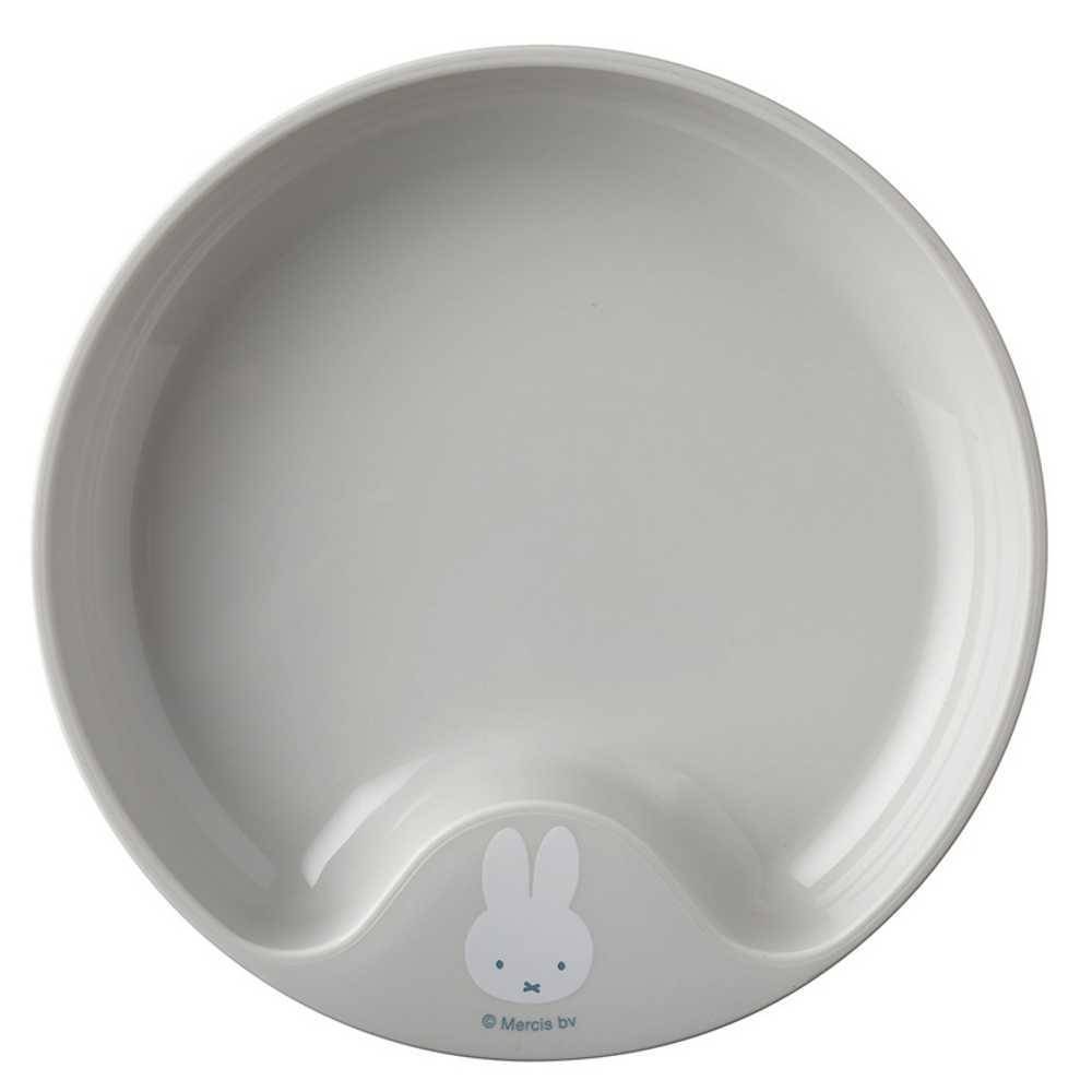 Mepal Mepal Mio Miffy Explore 17,6 Cm Popielaty Talerzyk Do Karmienia Dla Dzieci Płytki Plastikowy