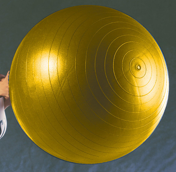 Everlast piłka fitness, żółta, 55 cm - Pilates