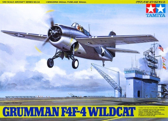 Tamiya Model plastikowy Grumman F4F-4 Wildcat DARMOWA DOSTAWA OD 250 ZŁ! GXP-692400