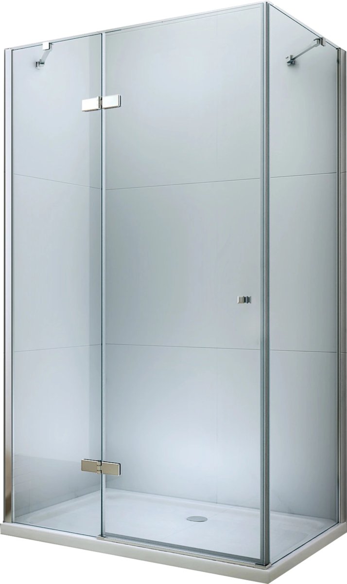 Mexen Roma kabina prysznicowa uchylna 110 x 80 cm, transparent, chrom - 854-110-080-01-00