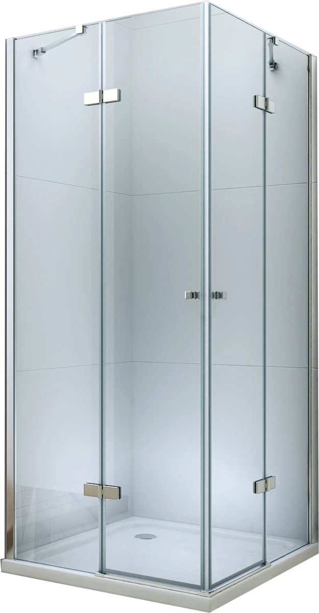 Mexen Roma Duo kabina prysznicowa uchylna 120 x 100 cm, transparent, chrom - 854-120-100-02-00