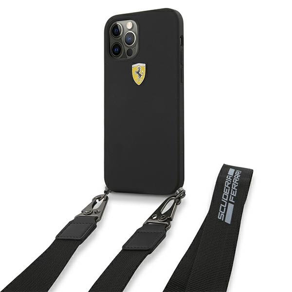 Фото - Чохол Ferrari FESTRAHCP12MBK iPhone 12/12 Pro 6,1" czarny/black hardcase On Trac 