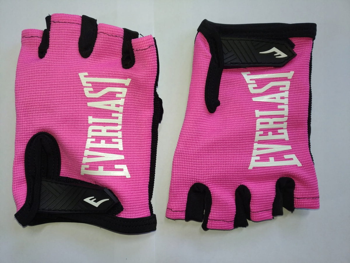 Everlast skórzane rękawiczki do ćwiczeń rozmiar M pink