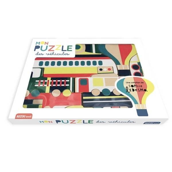 AUZOU Auzou - Auzou Puzzle Drewniane Pojazdy 78057