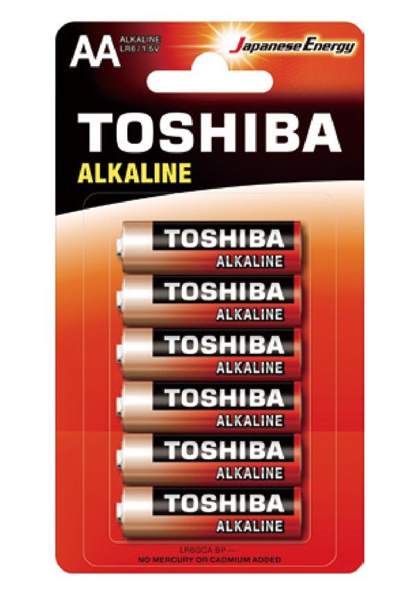 Baterie Toshiba RED ALKALINE LR6GCA BP-6C LR6 PROMOPACK 4+2