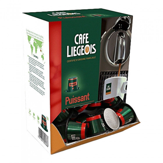 Café Liégeois Kawa w kapsułkach NESPRESSO Café Liégeois Puissant, 50 szt. Coffee capsules Charles Liégeois 