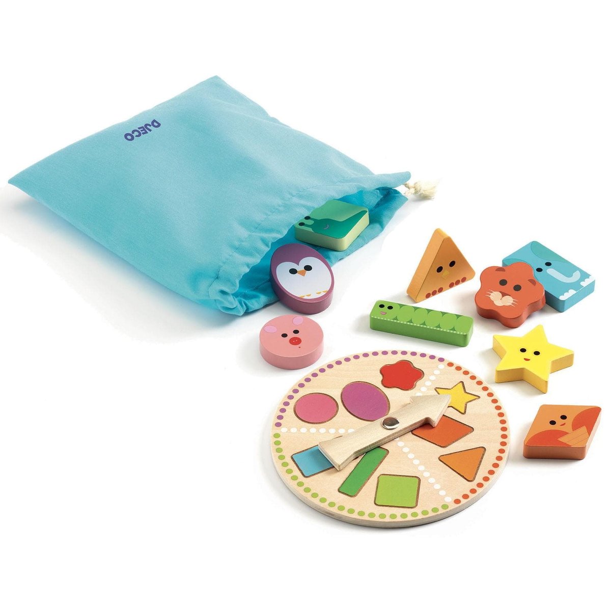 Djeco drewniana Gra Edukacyjna lotto TACTILO BASIC DJ06214