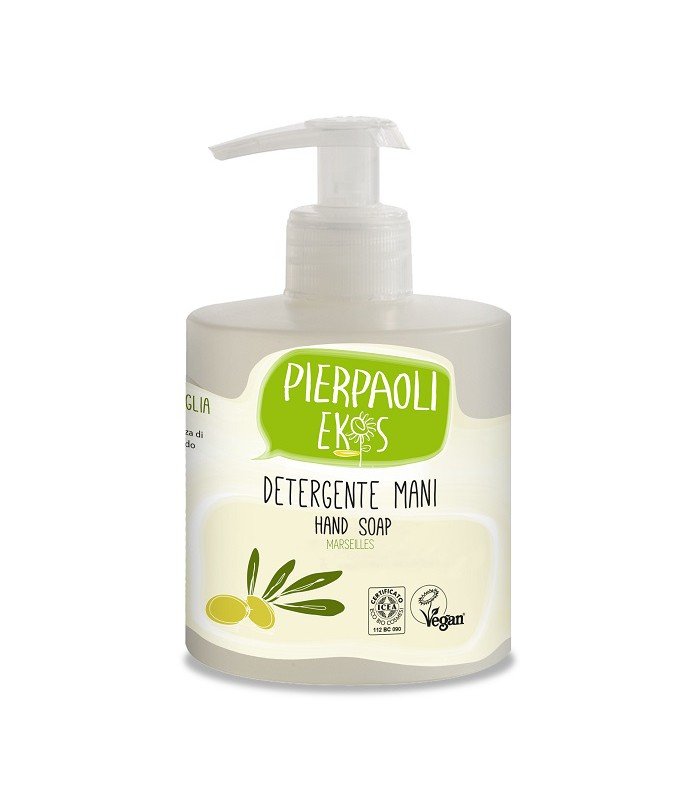 Mydło marsylskie do mycia rąk z organicznym sokiem z aloesu, 350 ml, Pierpaoli Ekos Personal Care