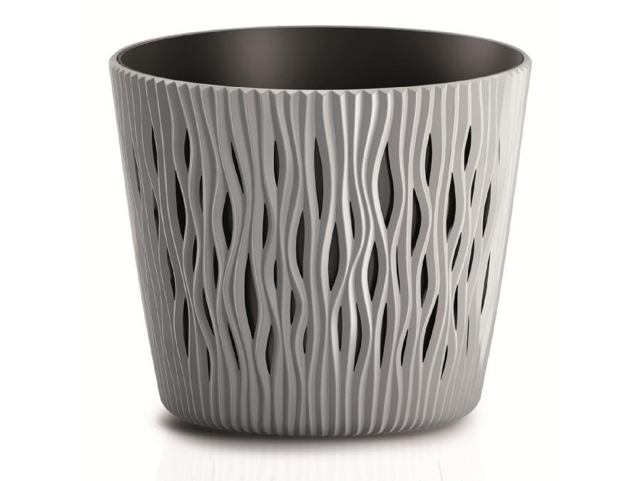 Prosperplast SANDY ROUND Doniczka 18,9 cm, szary DSR190