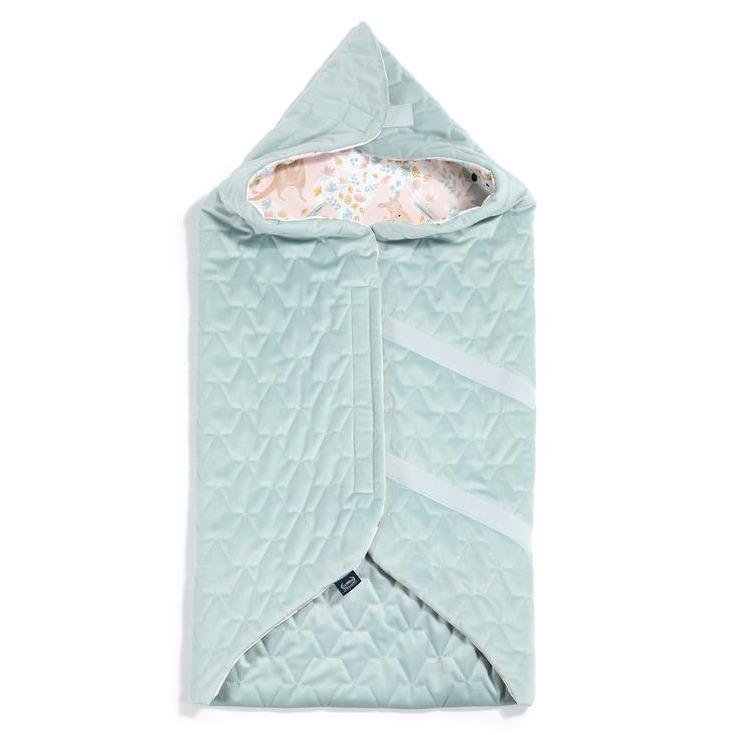 La Millou Organic Jersey Collection Kocyk do fotelika samochodowego Dundee & Friends Pink Smoke Mint 9212793