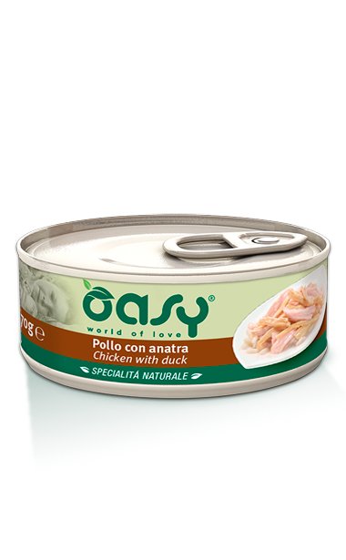 Oasy OASY NATURAL KURCZAK & KACZKA puszka 70g