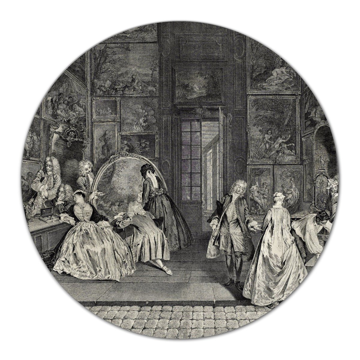 Deska podstawka Sztuka w stylu wiktoriańskim fi40, Coloray