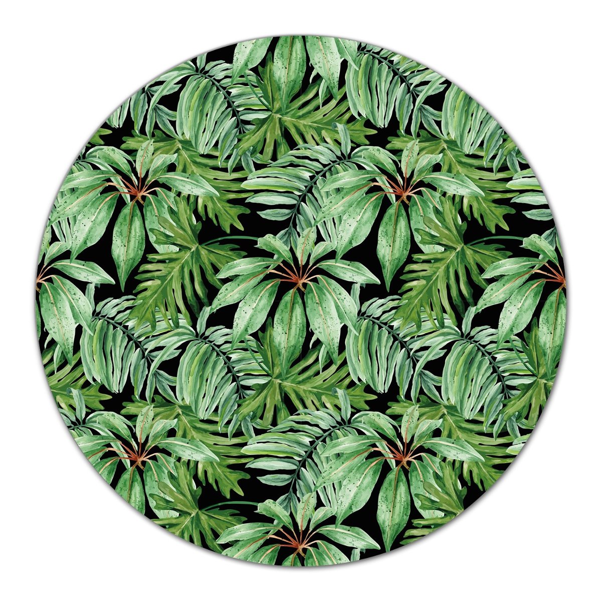 Deski z nadrukiem Tropikalne Liście Bananowca fi40, Coloray