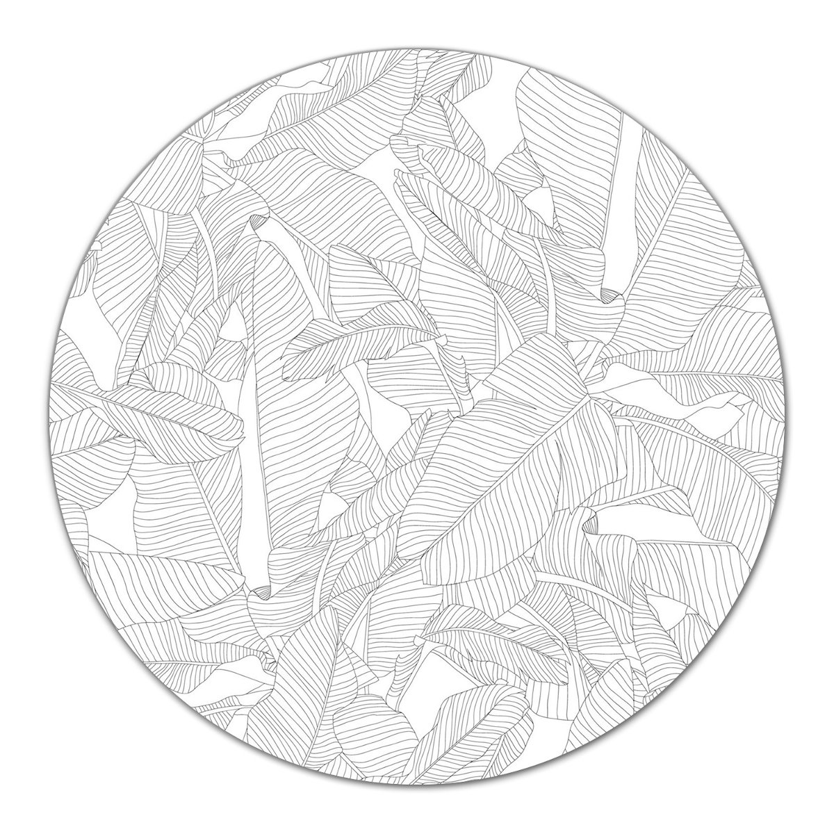 Deska podstawka Szkicowane liście bananowca fi40, Coloray