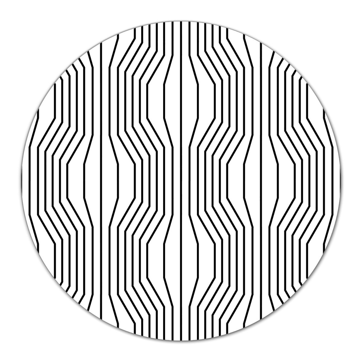 Deski dekor ozdoba Wzór iluzji geometrycznej fi40, Coloray