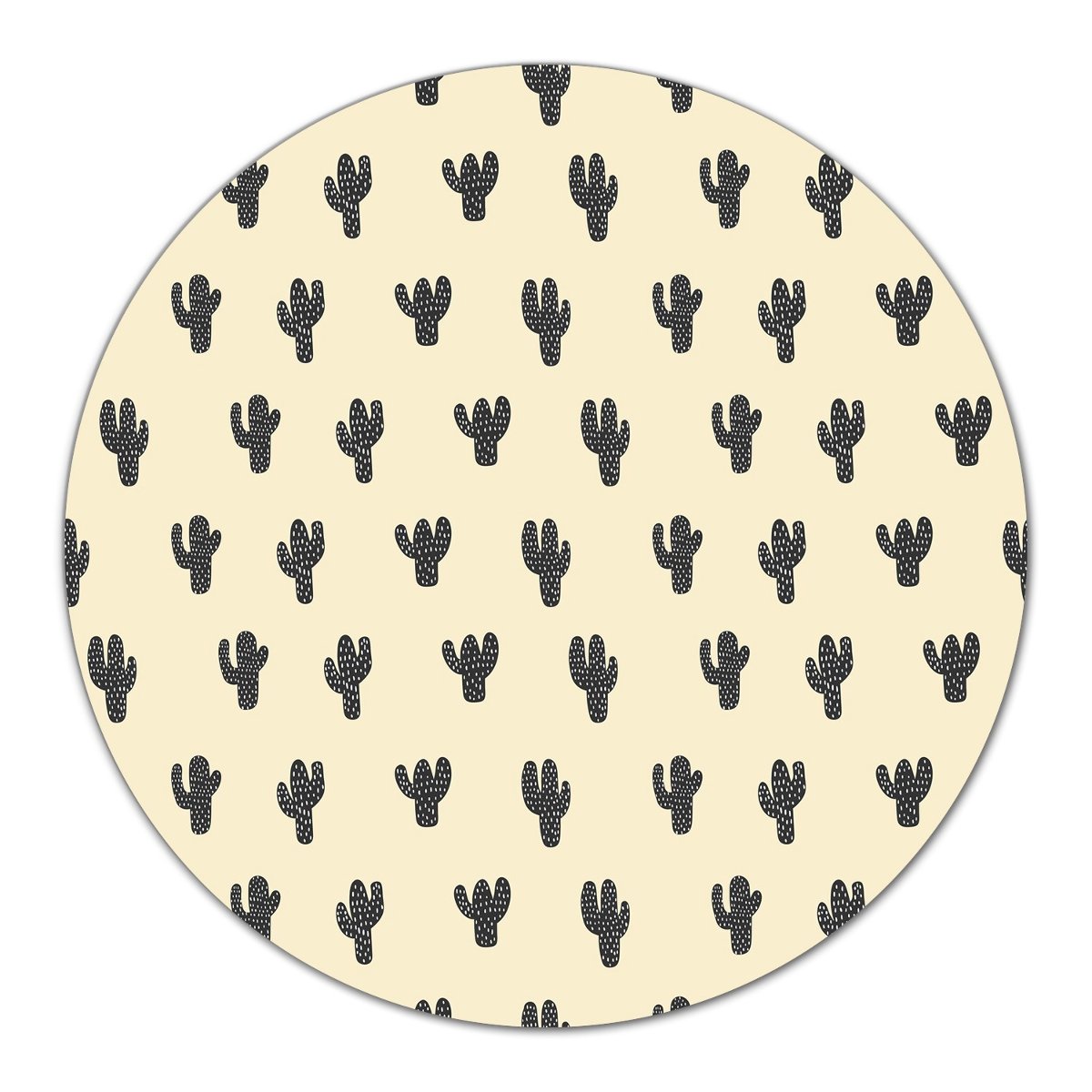 Szklana podstawka Minimalistyczne kaktusy fi40 cm, Coloray