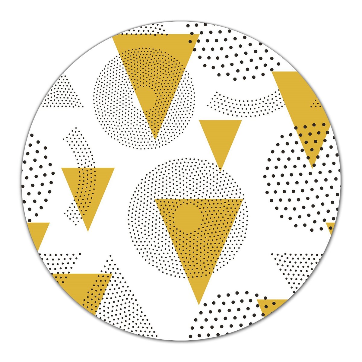 Deska osłona z nadrukiem Koła i trójkąty fi40 cm, Coloray