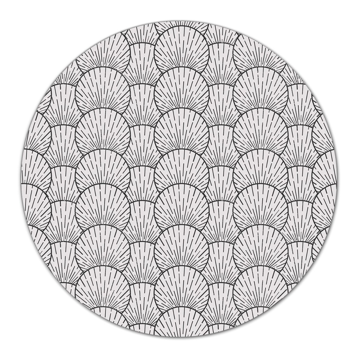 Deska podstawka Geometryczne muszle morskie fi40, Coloray