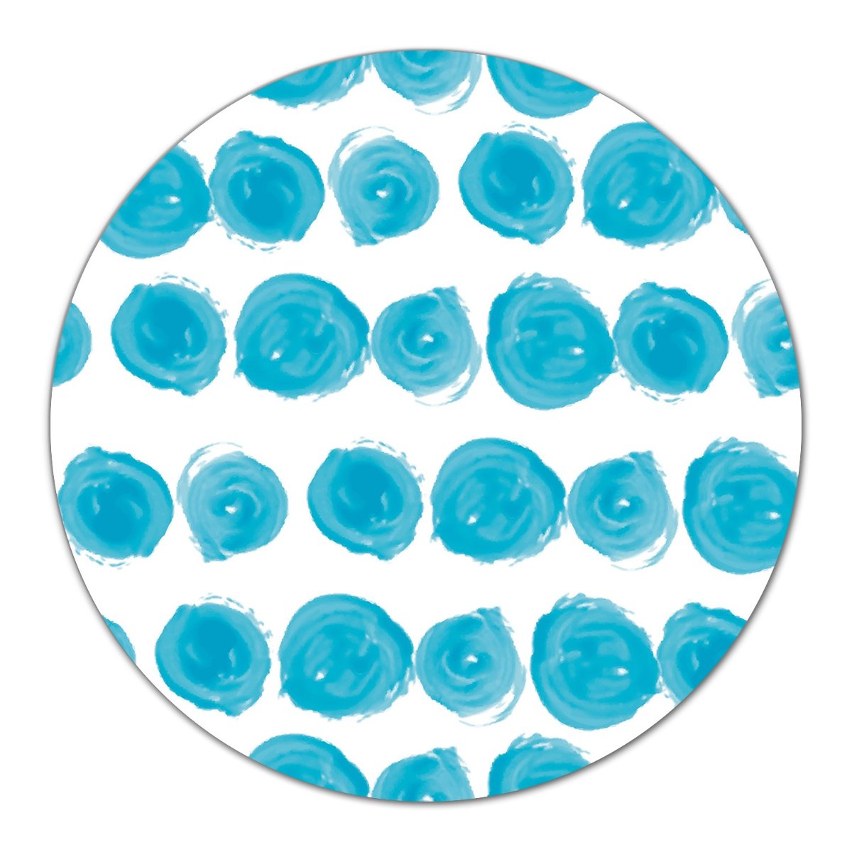 Deska podstawka na nóżkach Akwarela kropki fi40 cm, Coloray