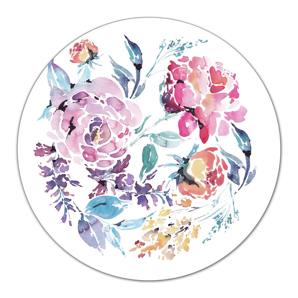 Deska podstawka Akwarela kwiatowa kompozycja fi40, Coloray