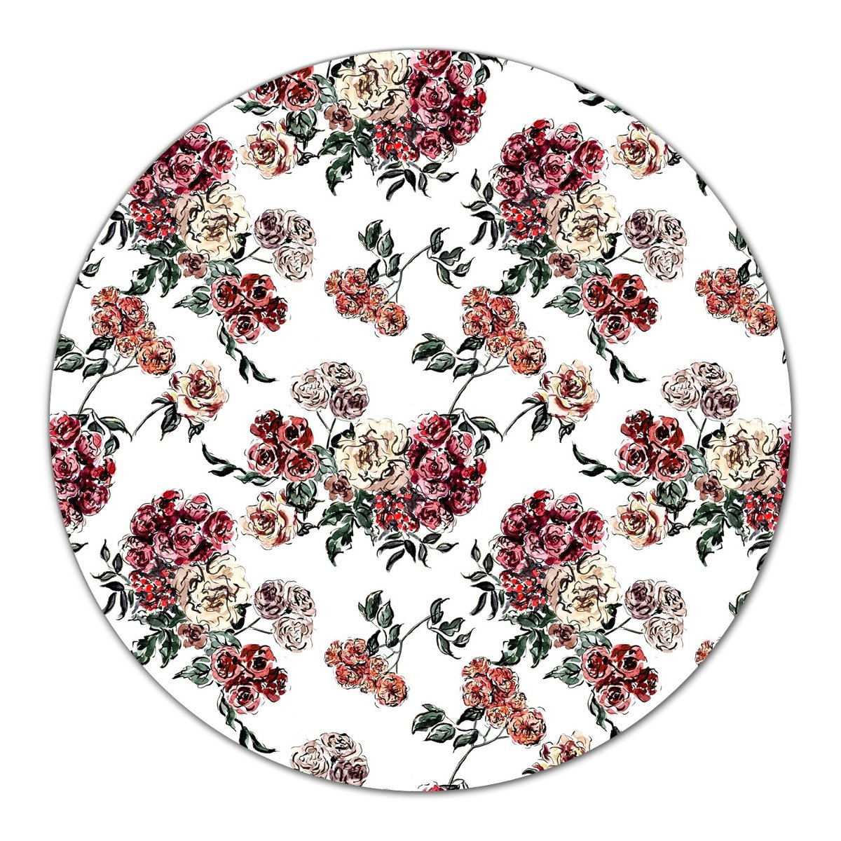 Deski ozdoba z nadrukiem Kwiaty w stylu Boho fi40, Coloray