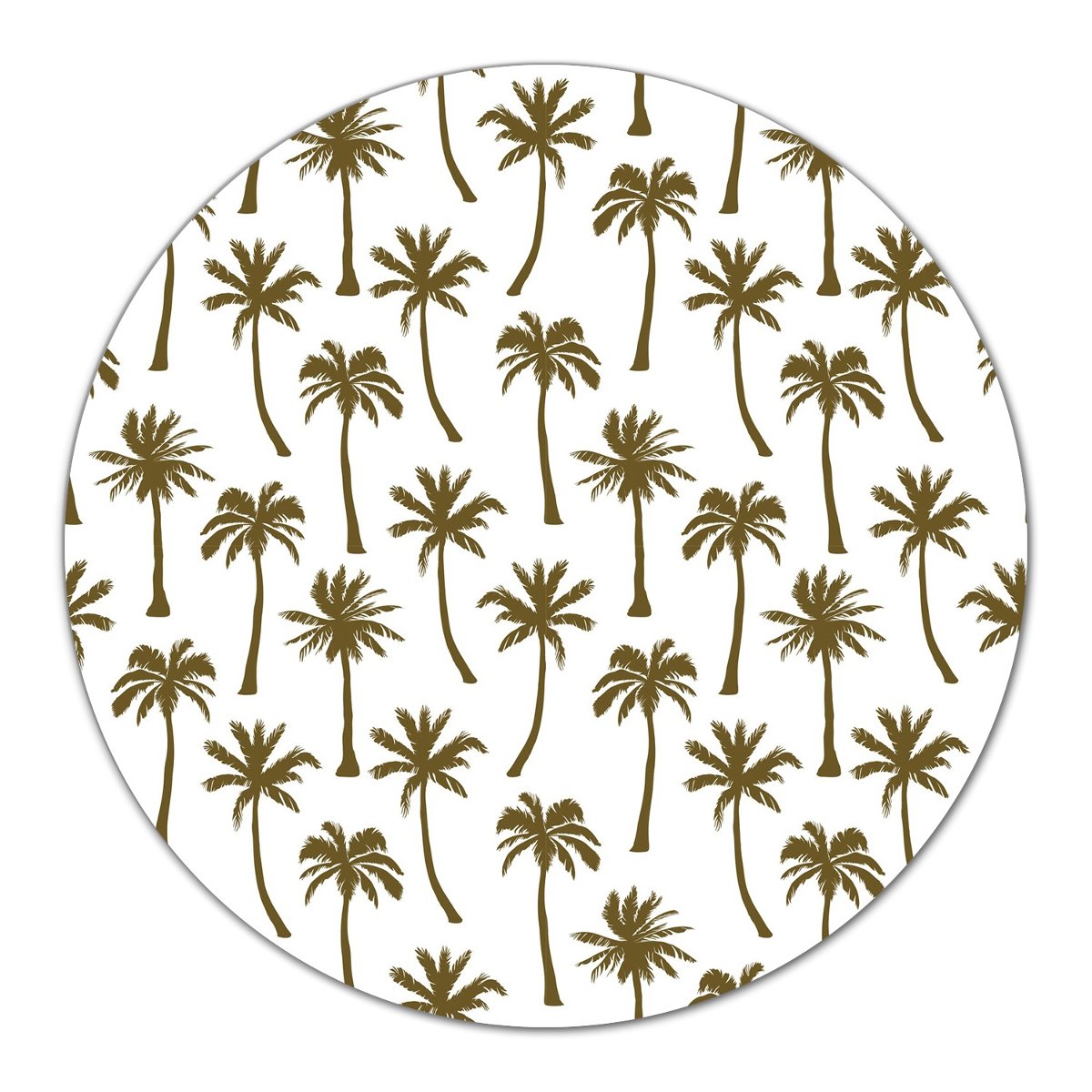 Szklana podstawka ozdobna do krojenia Palmy fi40, Coloray