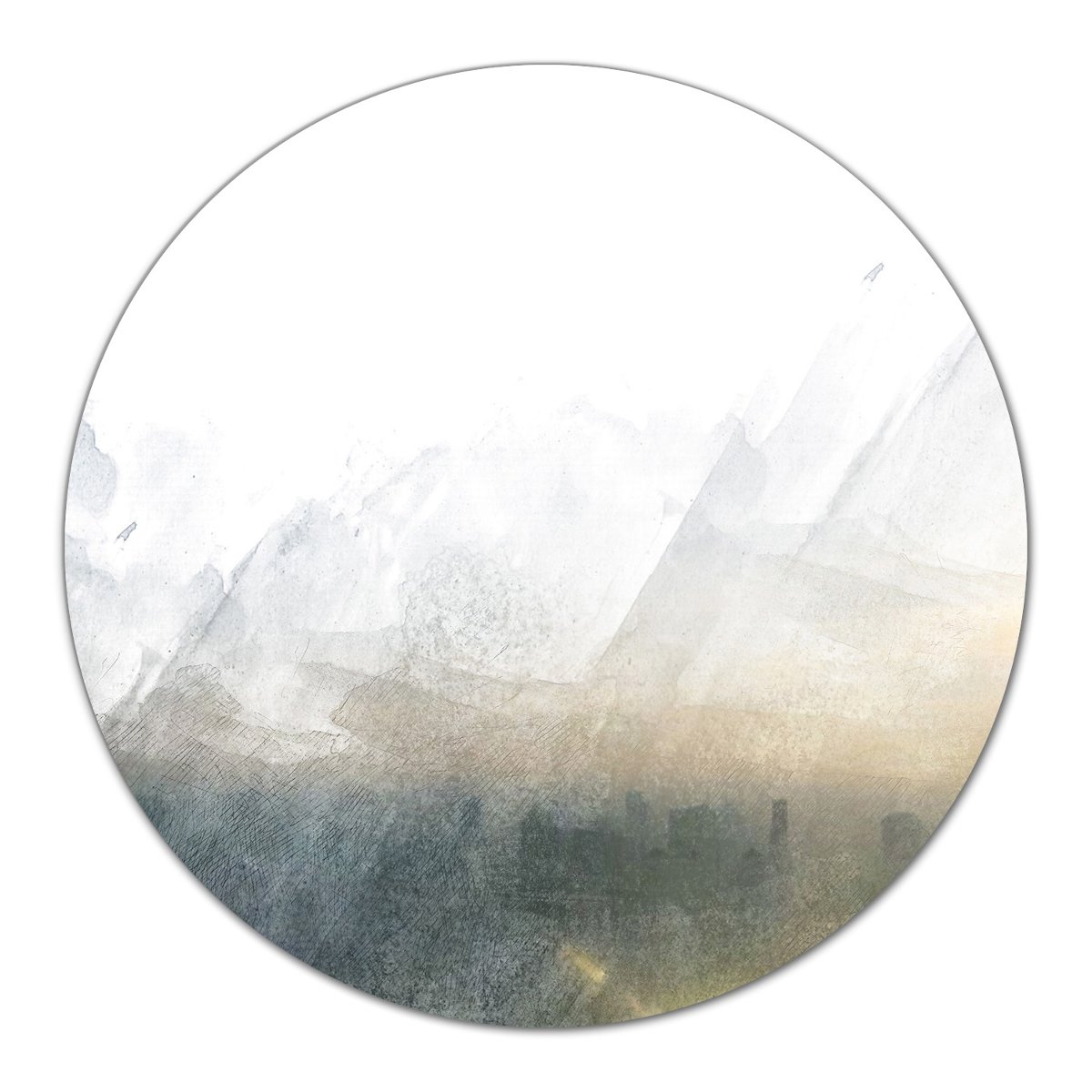 Deski szklane ozdoba kuchenna Pejzaż, pastele fi40, Coloray