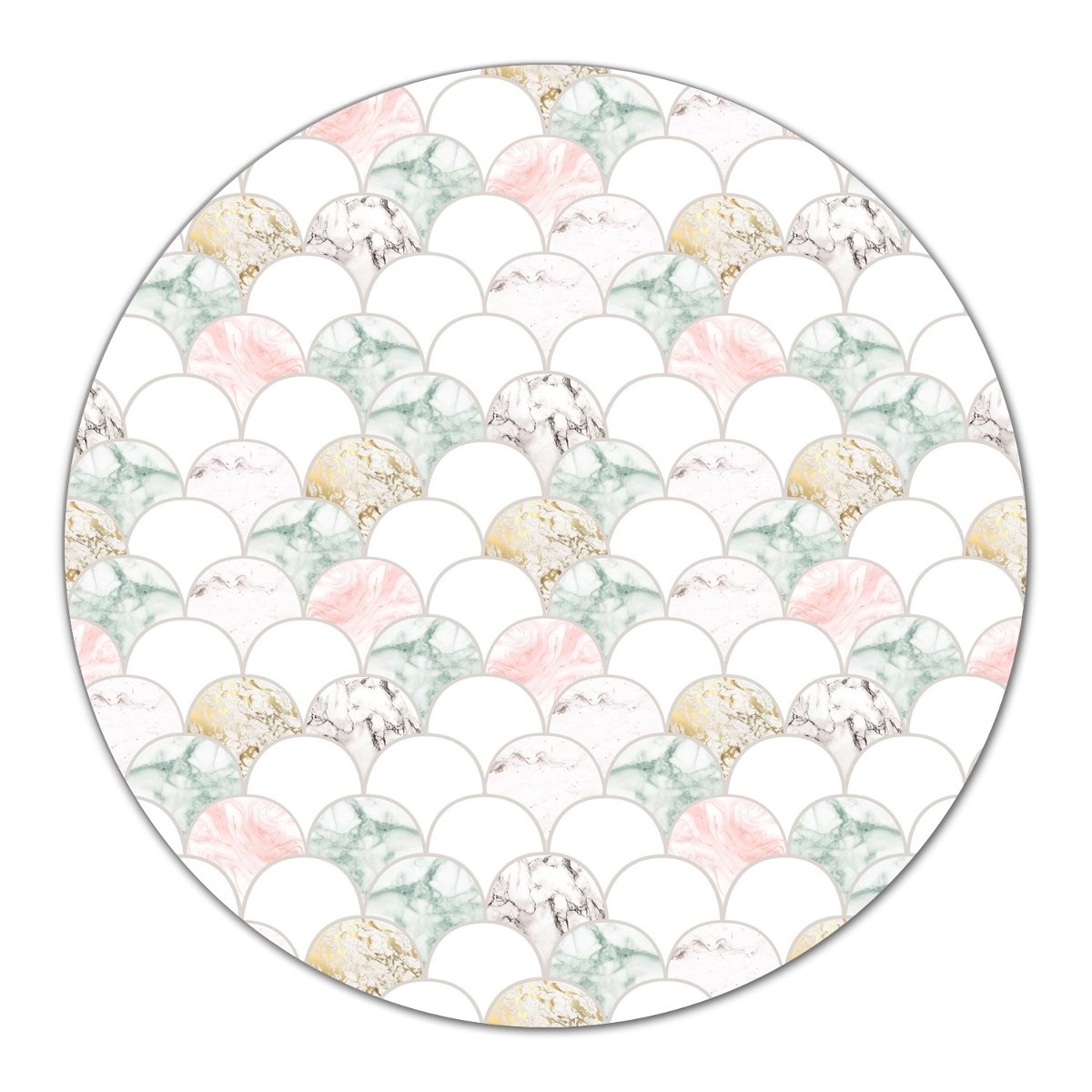Deska Pastelowy marmur przegrzebki styl loft fi40, Coloray