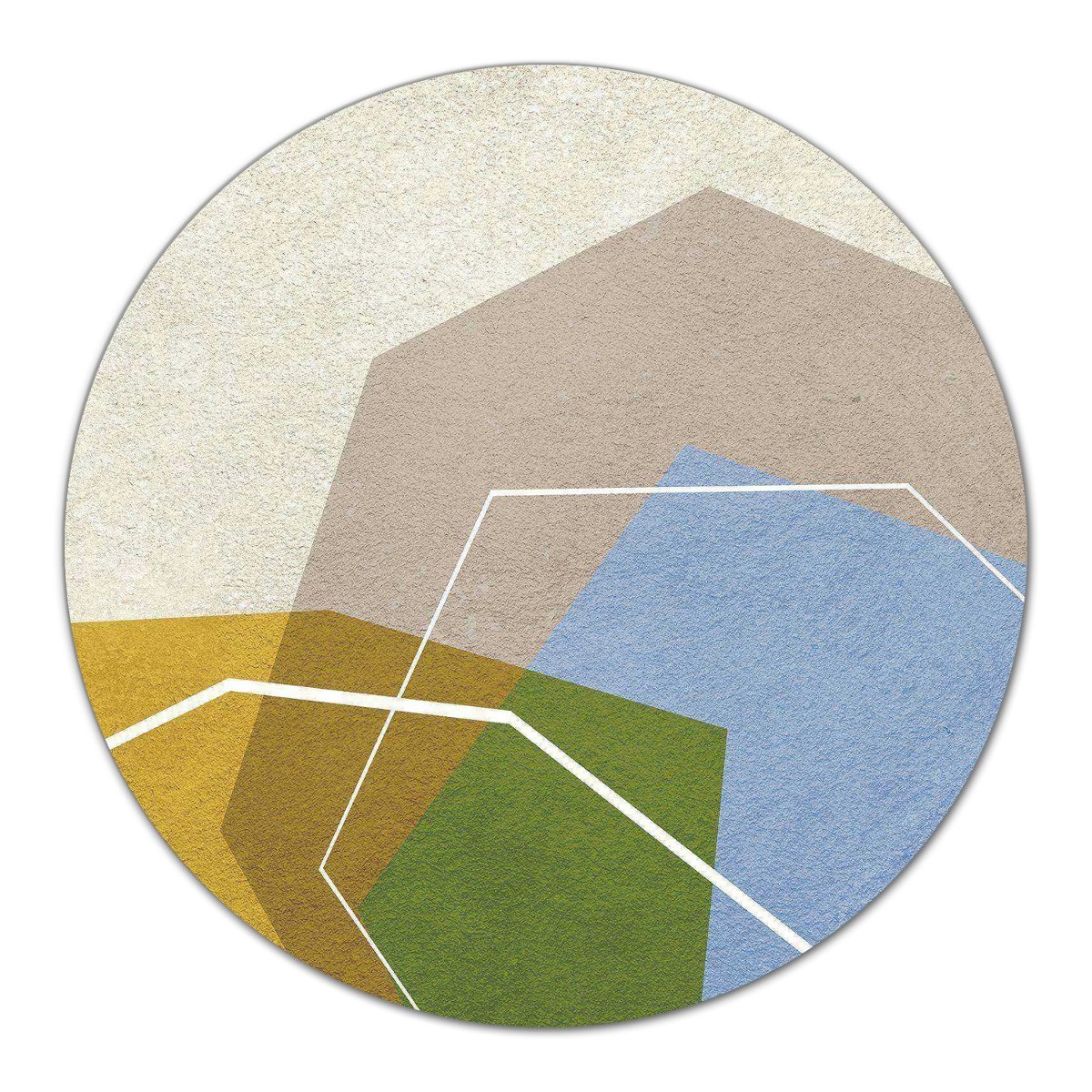 Deska do krojenia ozdobna Figury geometryczne fi40, Coloray