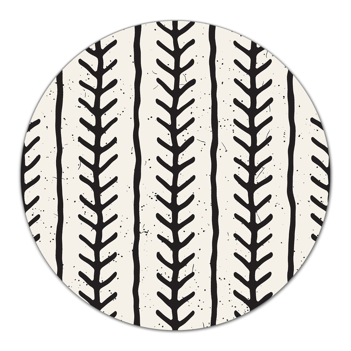 Deska szklana podkładka ozdoba Wzór w jodełkę fi40, Coloray