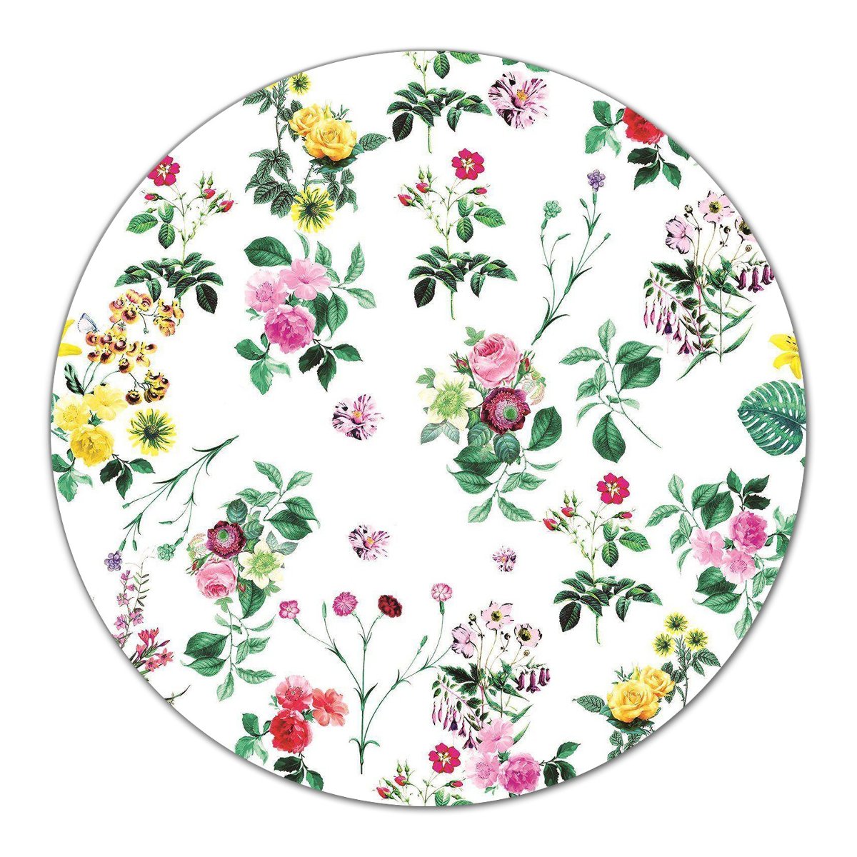 Deska na pizzę z grafiką Pole kolorowe kwiaty fi40, Coloray