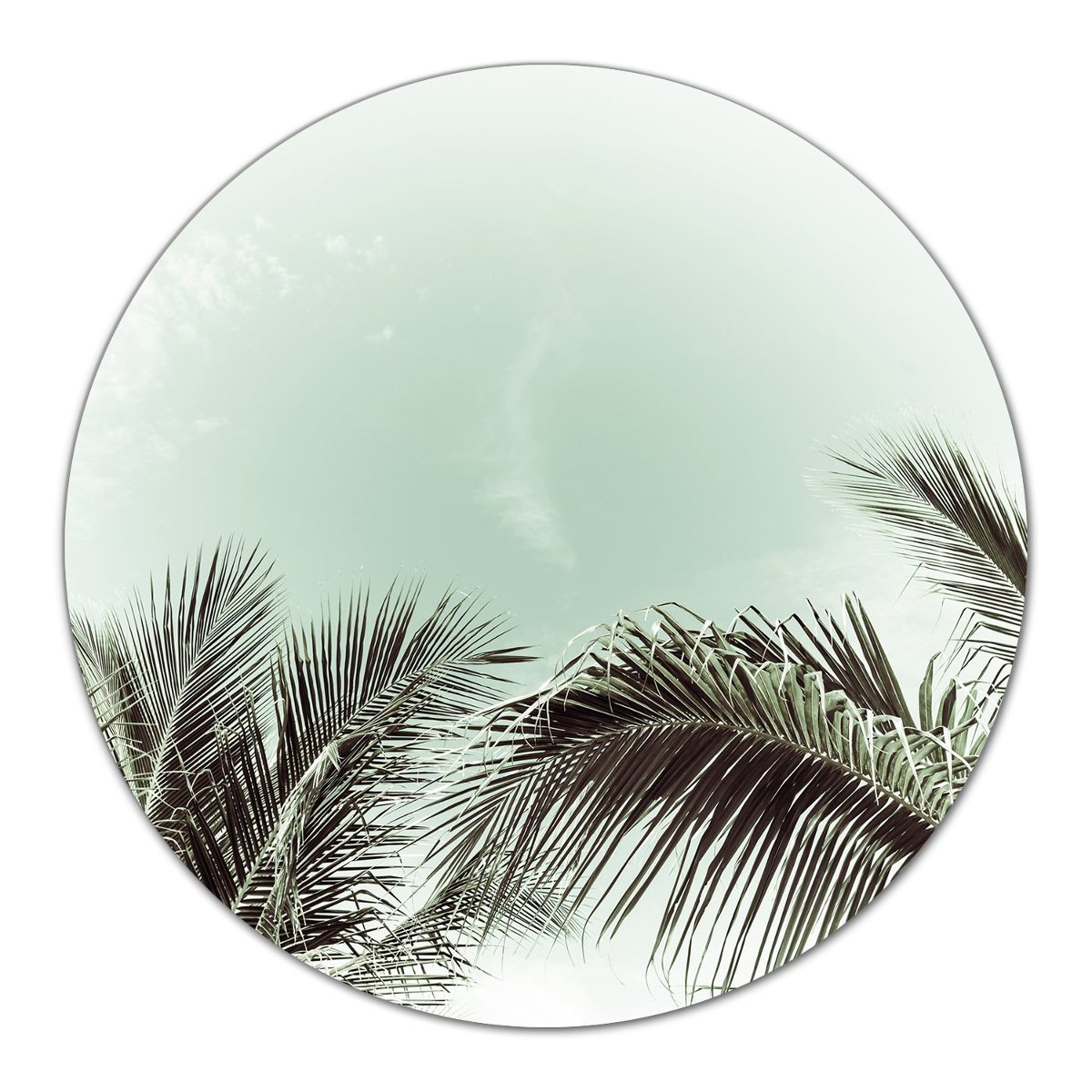 Deska podstawka z grafiką Egzotyczne liście fi40, Coloray