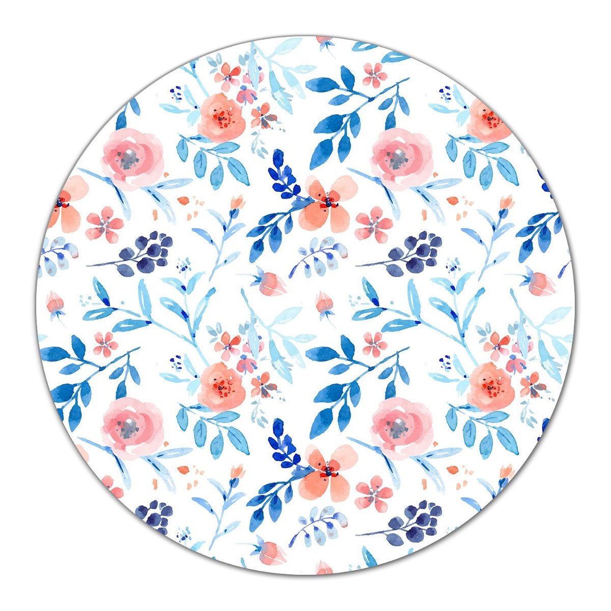 Deska dekor Akwarela kwiaty sztuka botaniczna fi40, Coloray