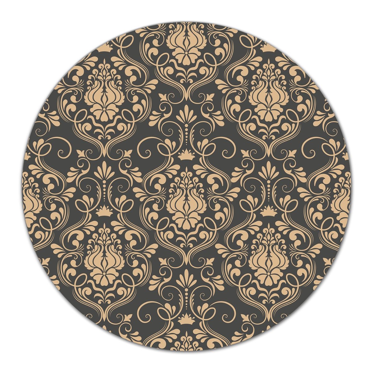 Podkładka ze szkła do kuchni Złoty ornament fi40, Coloray