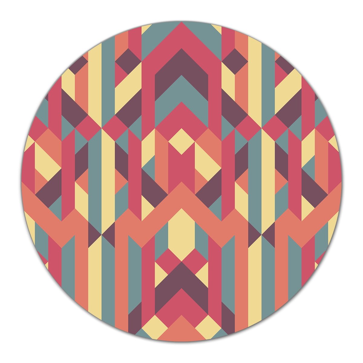 Podkładka ze szkła do krojenia Kolorowe linie fi40, Coloray