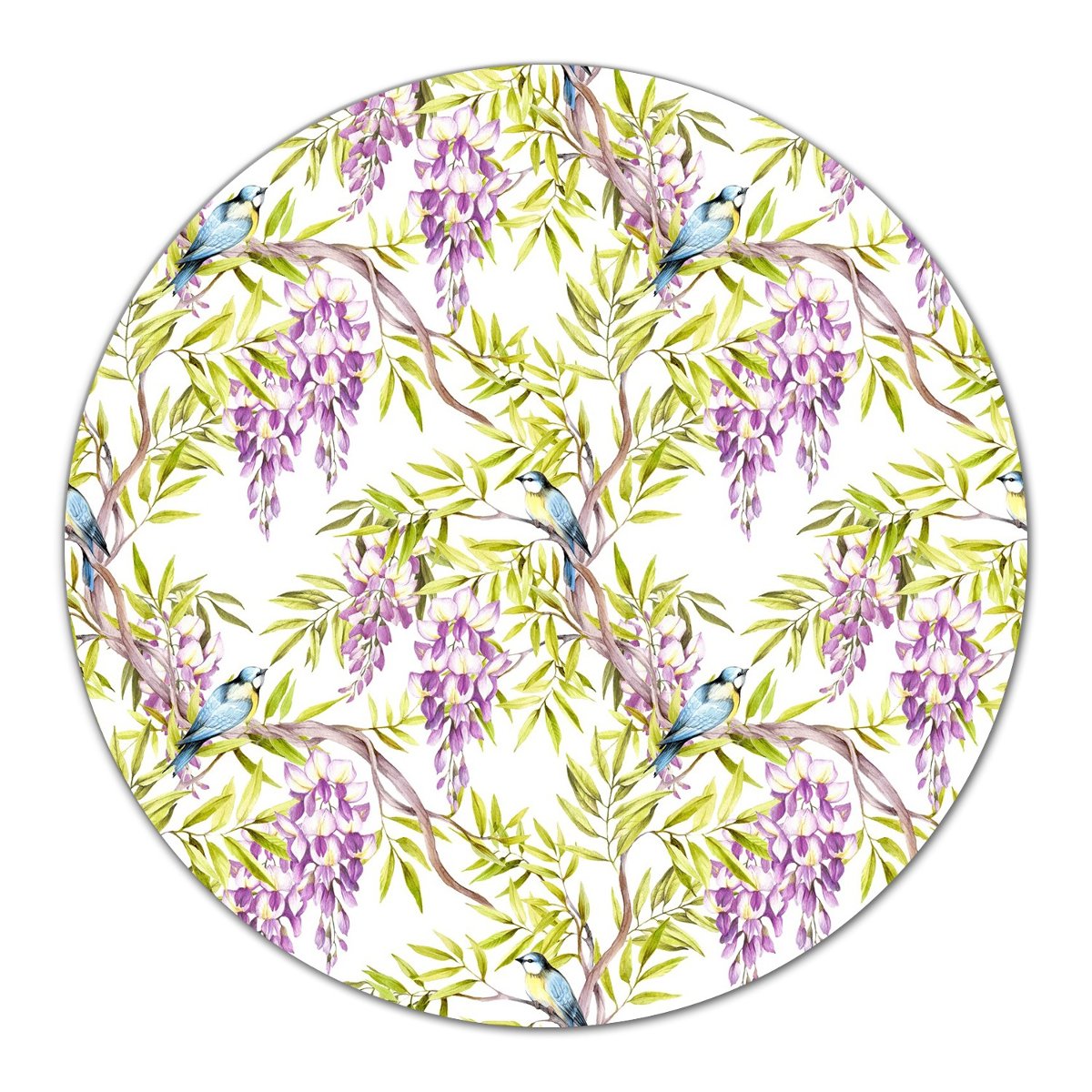 Deska z nadrukiem na nóżkach Ptaki na gałęzi fi40, Coloray