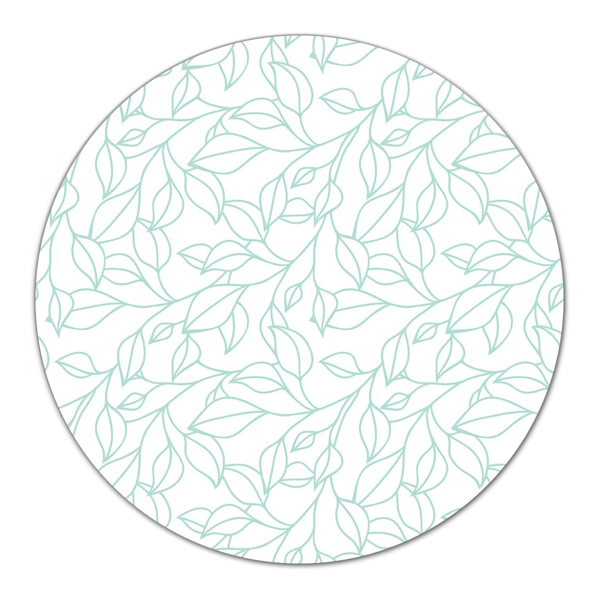 Deski do kuchni ozdoba Rysowana sztuka liście fi40, Coloray