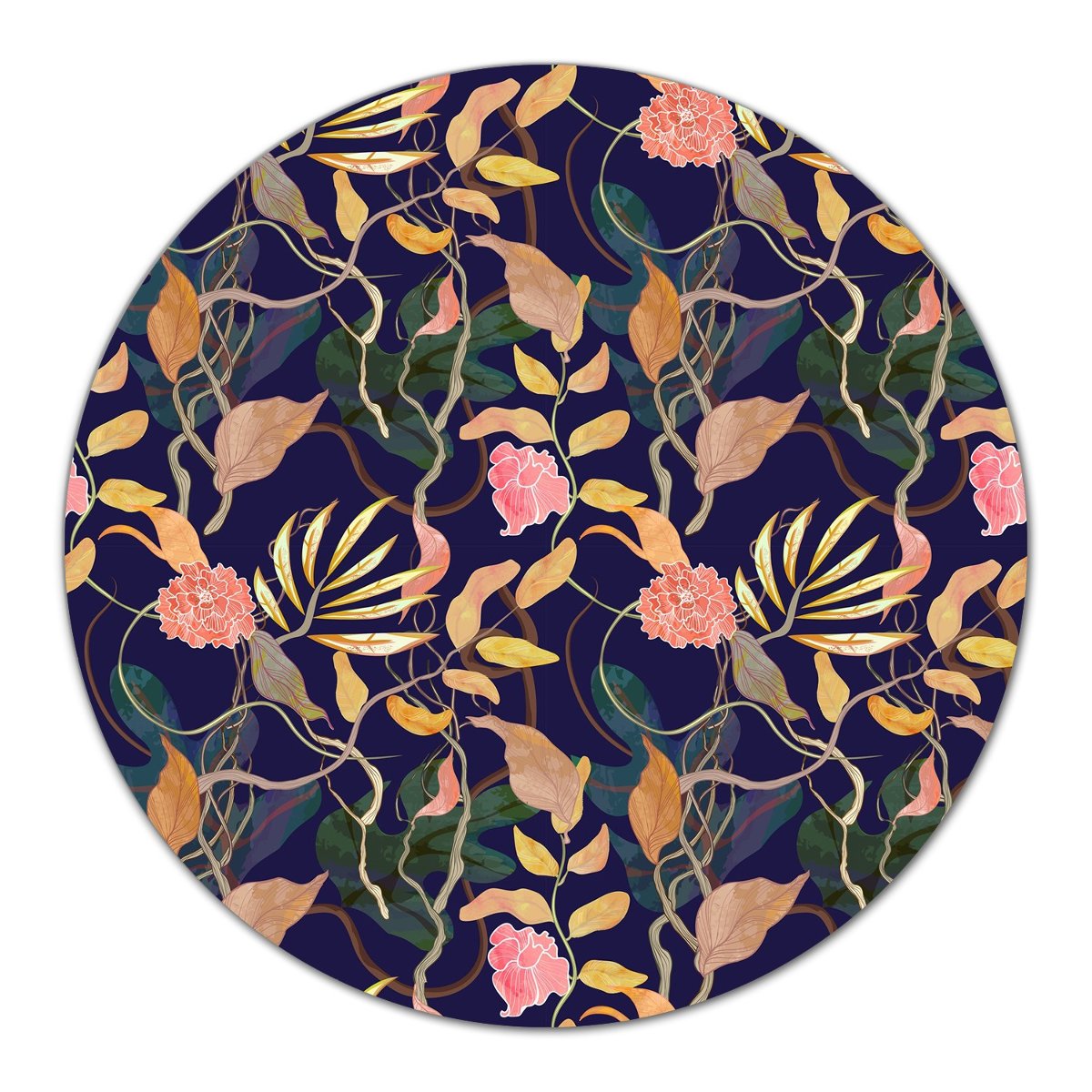 Deska podkładka do krojenia Rośliny portowe fi40, Coloray