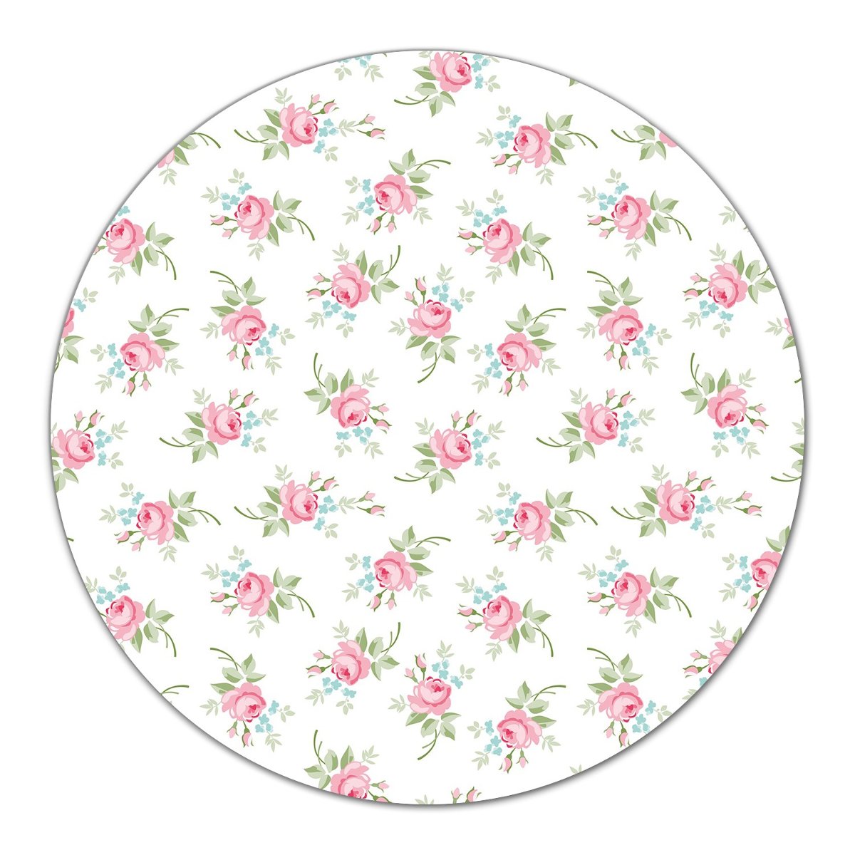 Deska szklana podkładka kuchenna Małe kwiaty fi40, Coloray