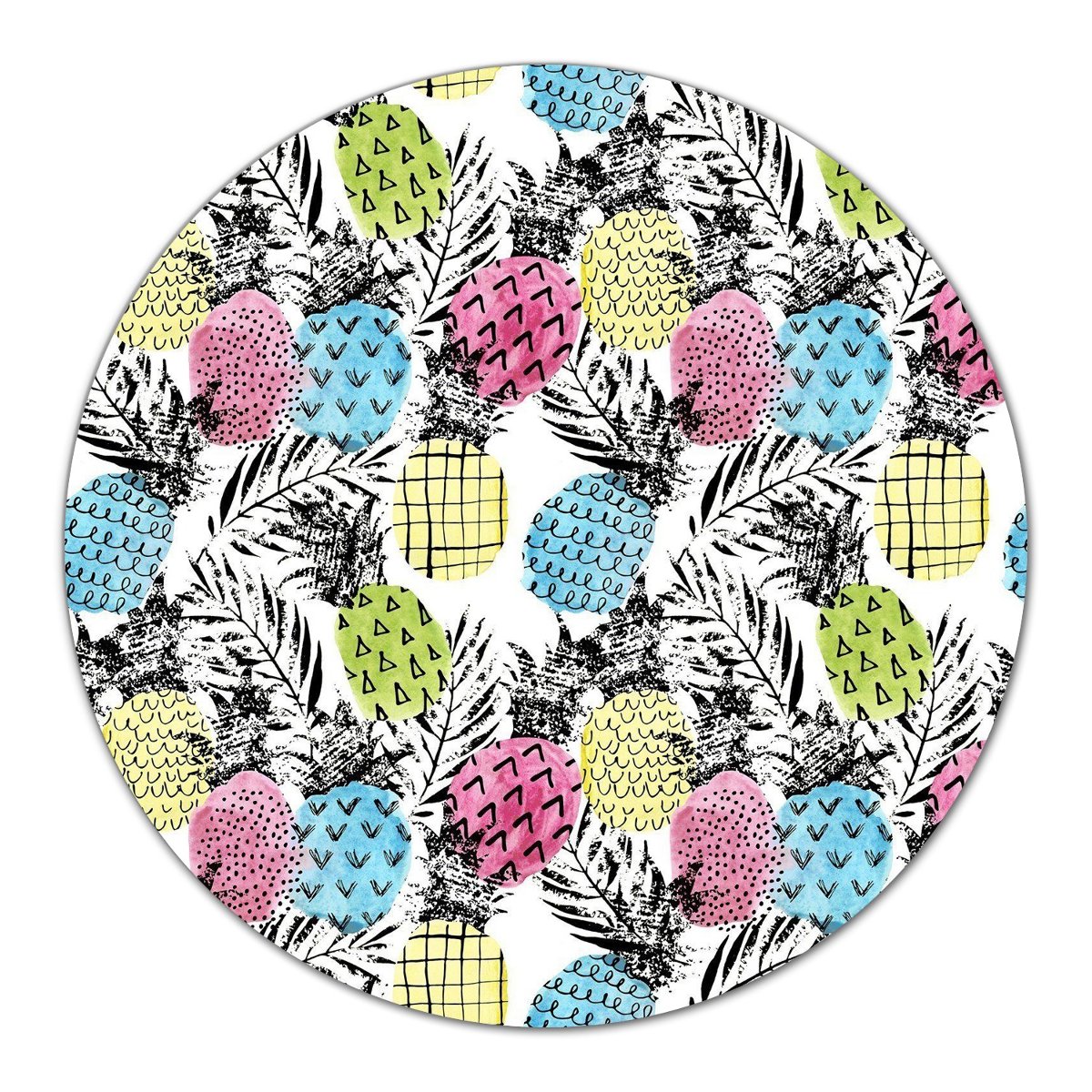 Deska podstawka do krojenia Kolorowe ananasy fi40, Coloray