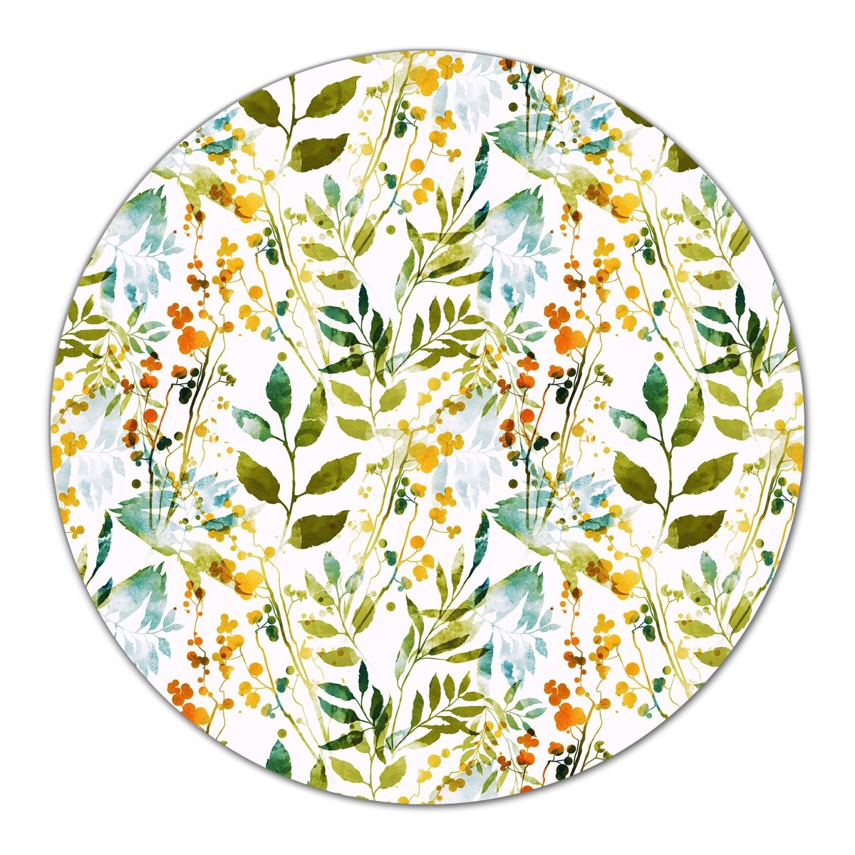 Deska osłona na pizzę z nadrukiem Kwiaty Boho fi40, Coloray